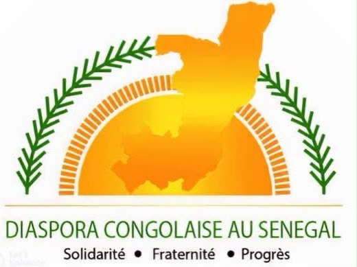 Logo officiel de la Diaspora Congolaise au Sénégal — Solidarité, Fraternité, Progrès